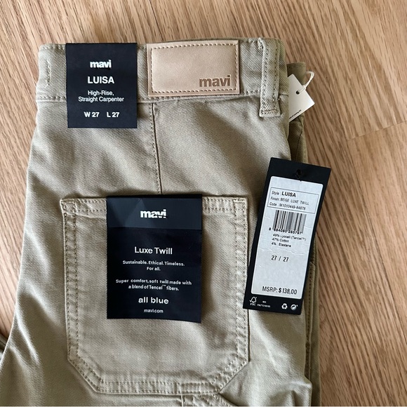 NWT Mavi Straight Leg Pants - Picture 9 of 11